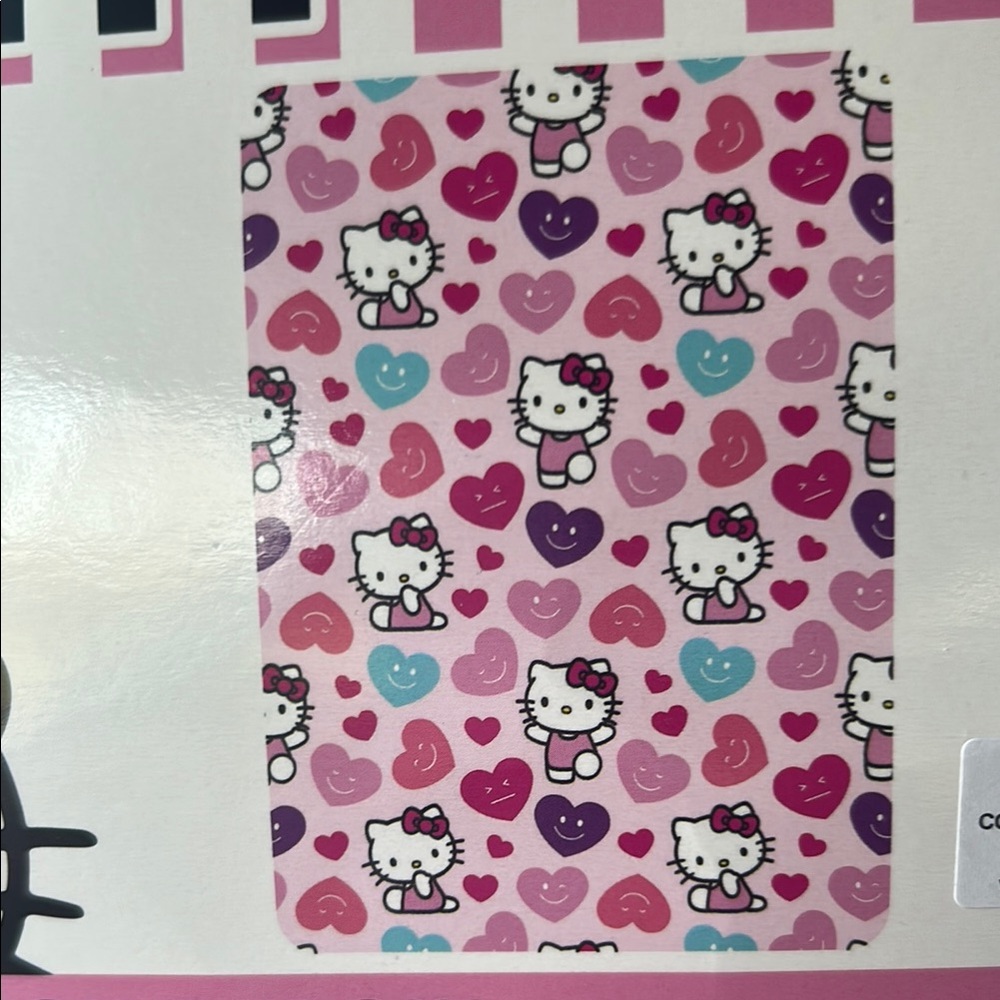 Hello Kitty Pink Heart Valentines Day Blanket